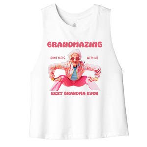 Grandmazing Award Women's Racerback Cropped Tank