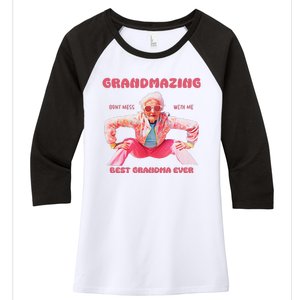 Grandmazing Award Women's Tri-Blend 3/4-Sleeve Raglan Shirt