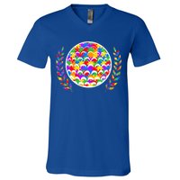 Golf Autism Golf Awareness Acceptance Golfers Tee Gift V-Neck T-Shirt