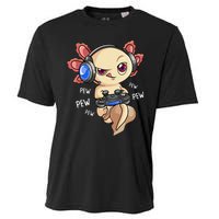 Gaming Axolotl Gamers  Kawaii Video Game  Cooling Performance Crew T-Shirt