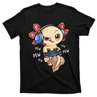 Gaming Axolotl Gamers  Kawaii Video Game  T-Shirt