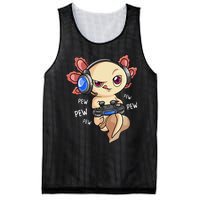 Gaming Axolotl Gamers  Kawaii Video Game  Mesh Reversible Basketball Jersey Tank