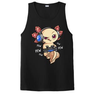 Gaming Axolotl Gamers  Kawaii Video Game  PosiCharge Competitor Tank