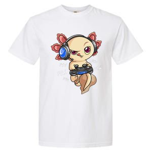 Gaming Axolotl Gamers  Kawaii Video Game  Garment-Dyed Heavyweight T-Shirt