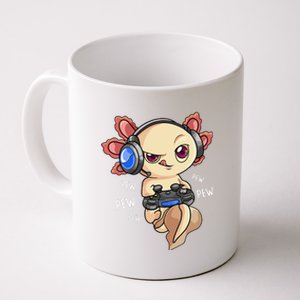 Gaming Axolotl Gamers  Kawaii Video Game  Coffee Mug