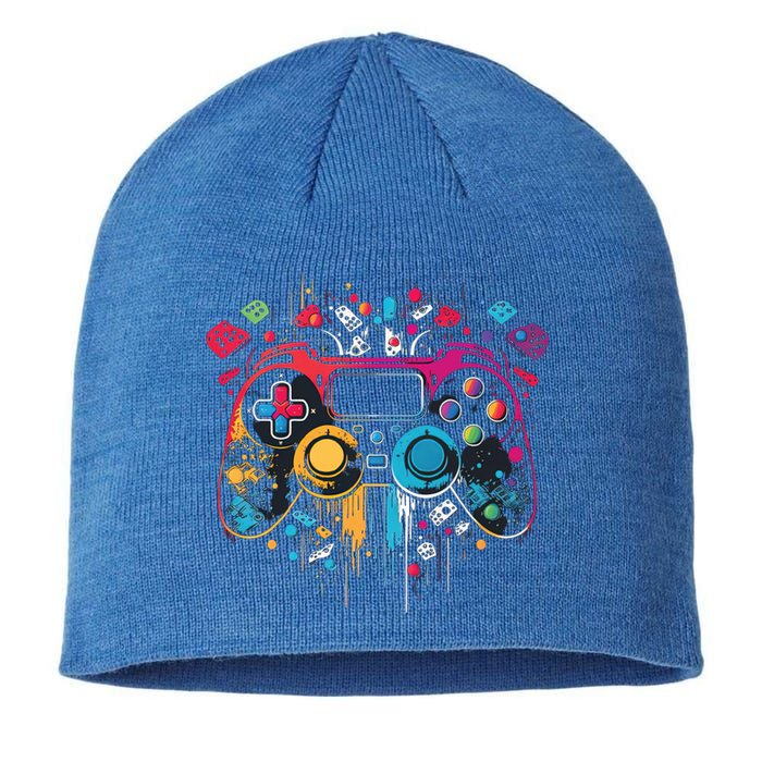 Gamer Aesthetic Graphic Gaming Video Games Ns Cute Gift Sustainable Beanie