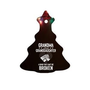 Grandma And Granddaughter A Bond That Can't Be Broken Meaningful Gift Ceramic Tree Ornament