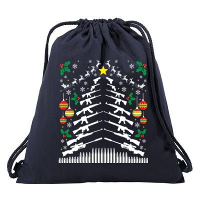 Guns Armeaningful Gift15 2nd Adt Xmas Christmas Funny Funny Gift Drawstring Bag