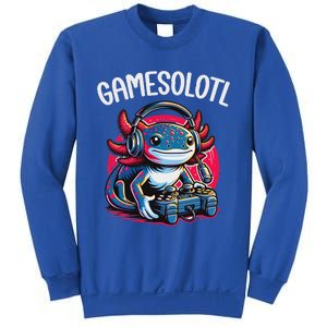 Gamesolotl Axolotl Gamer Anime Gifts Kawaii Sweatshirt