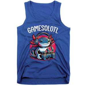 Gamesolotl Axolotl Gamer Anime Gifts Kawaii Tank Top