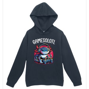 Gamesolotl Axolotl Gamer Anime Gifts Kawaii Urban Pullover Hoodie