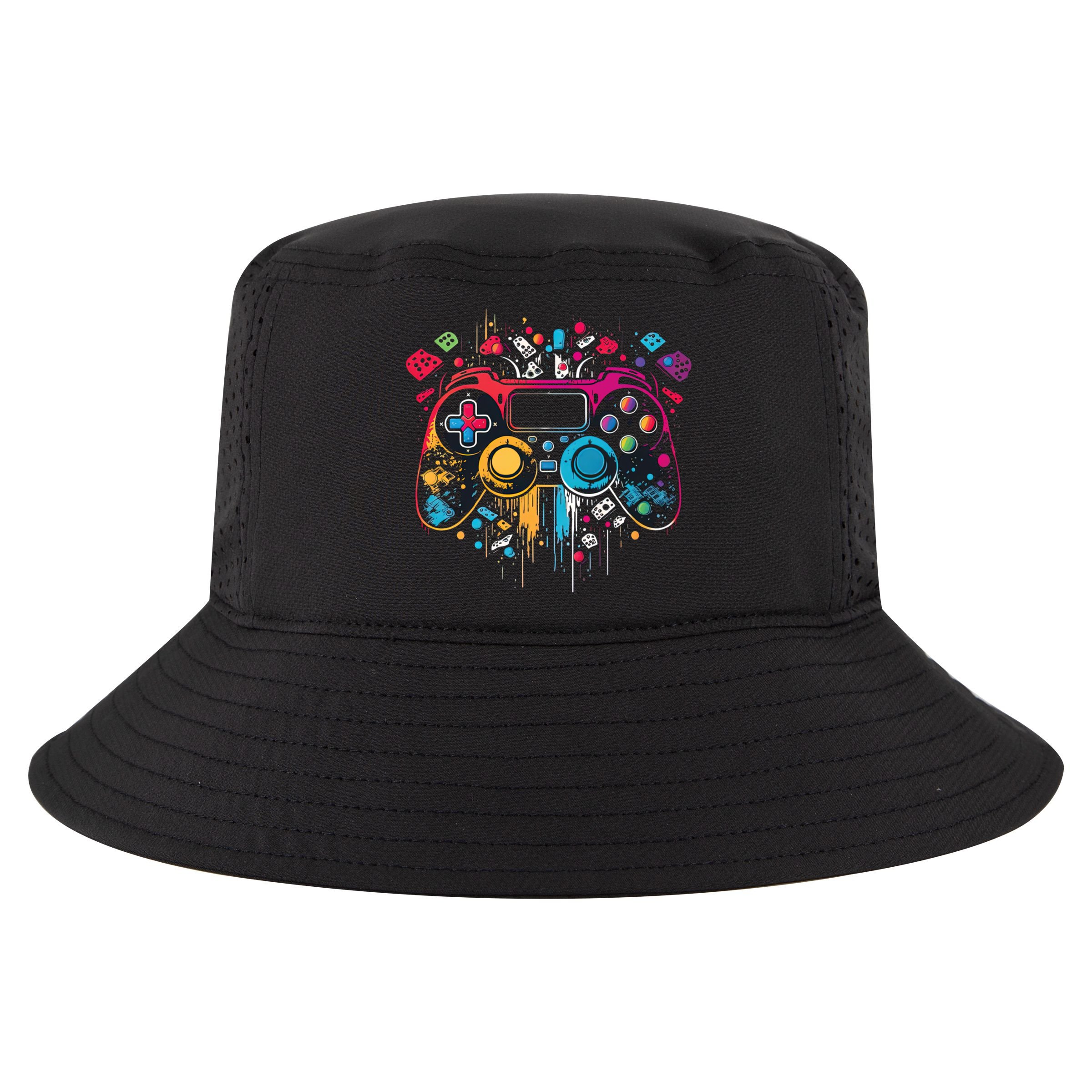 Gamer Aesthetic Graphic Gaming Video Games Teens Cool Comfort Performance Bucket Hat