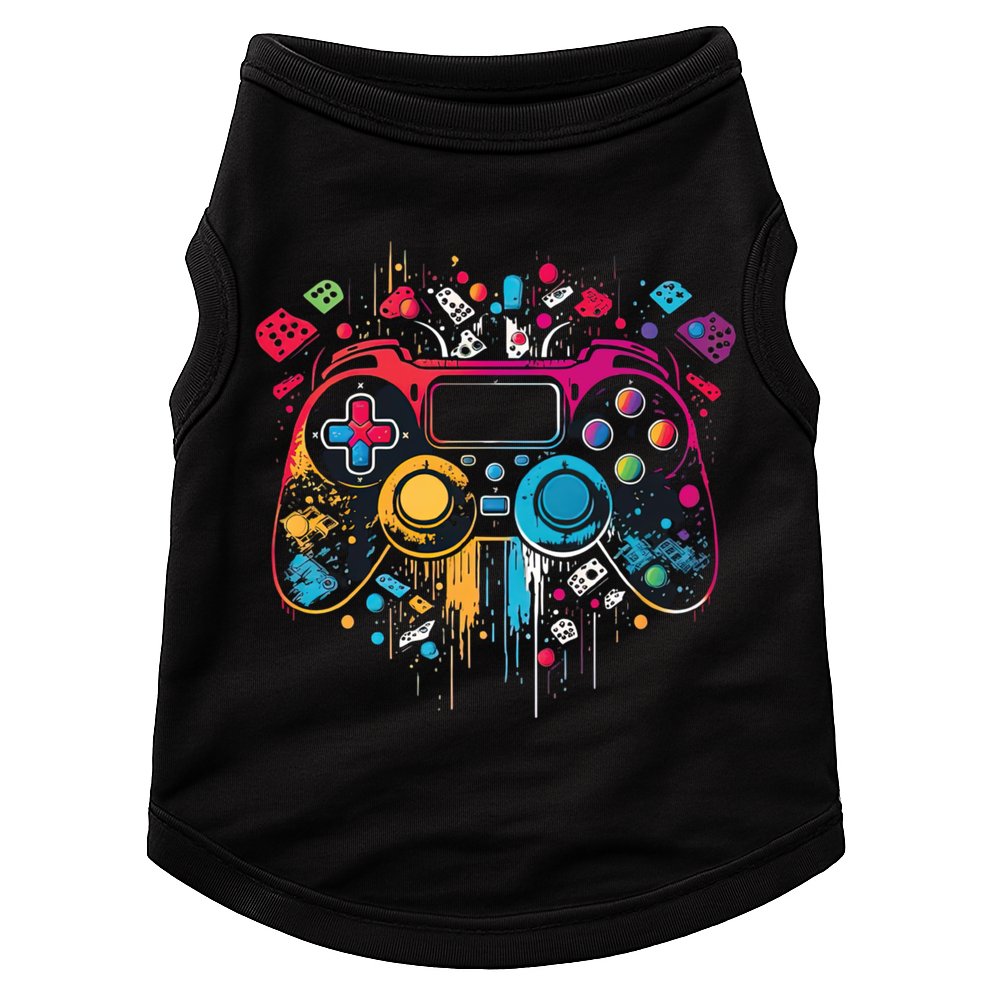 Gamer Aesthetic Graphic Gaming Video Games Teens Doggie Tank