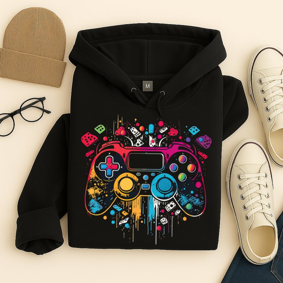 Gamer Aesthetic Graphic Gaming Video Games Teens Hoodie