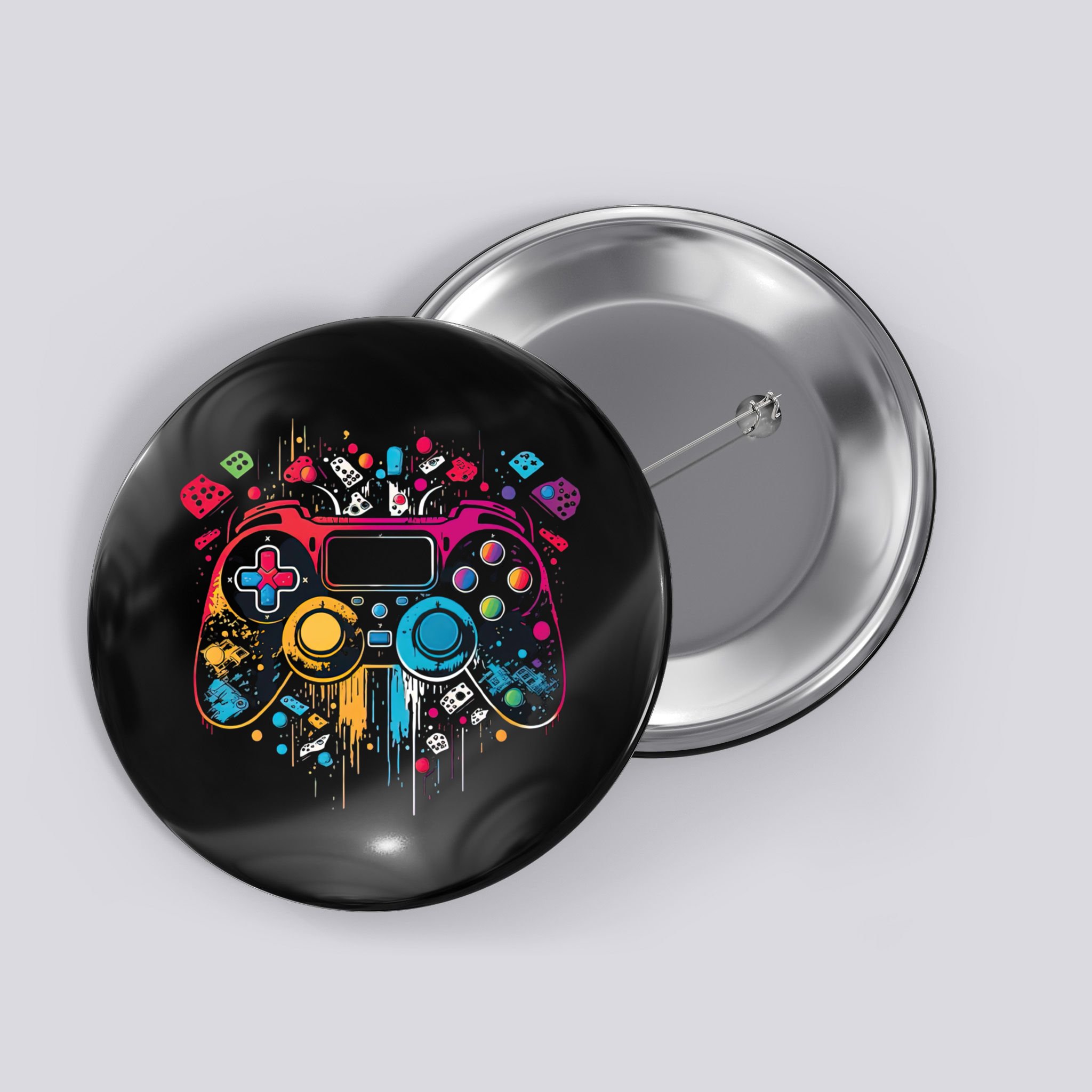 Gamer Aesthetic Graphic Gaming Video Games Teens Button