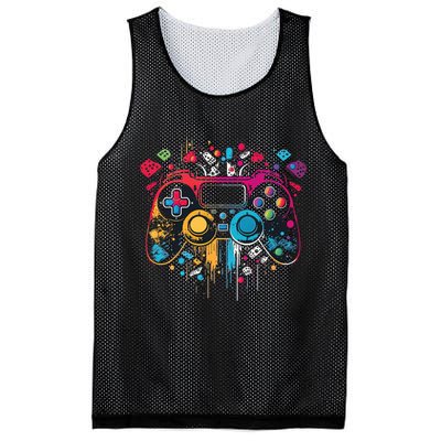 Gamer Aesthetic Graphic Gaming Video Games Teens Mesh Reversible Basketball Jersey Tank