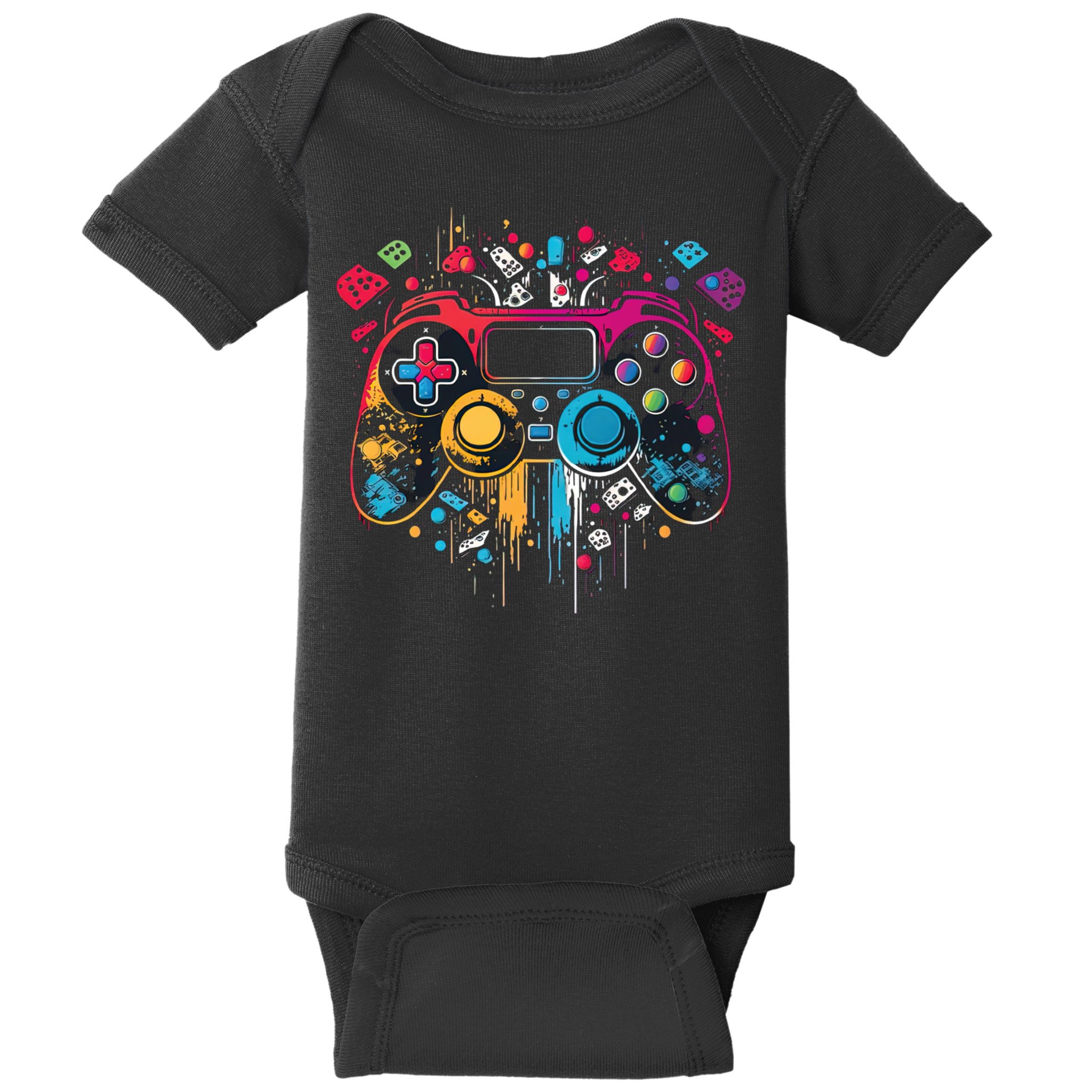 Gamer Aesthetic Graphic Gaming Video Games Teens Baby Bodysuit