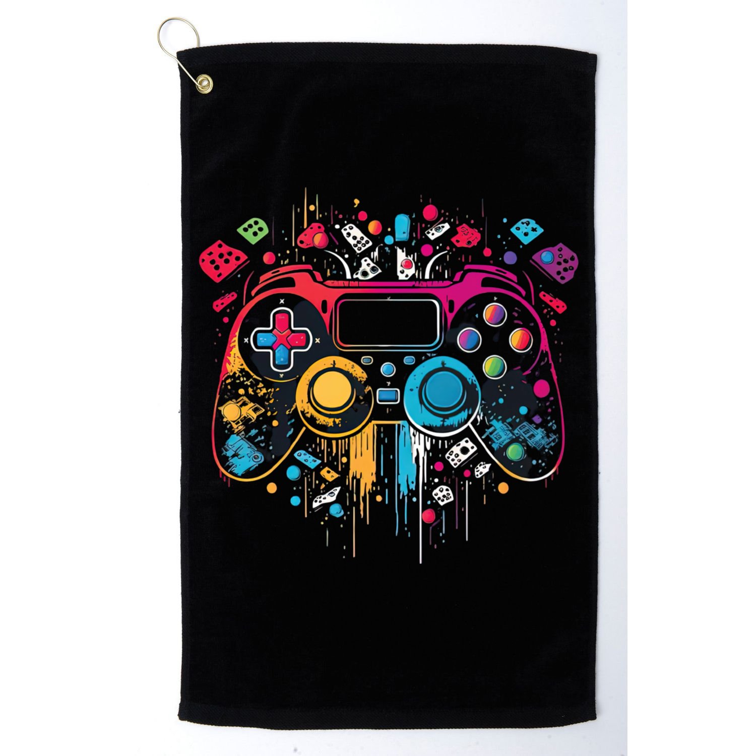 Gamer Aesthetic Graphic Gaming Video Games Teens Golf Towel