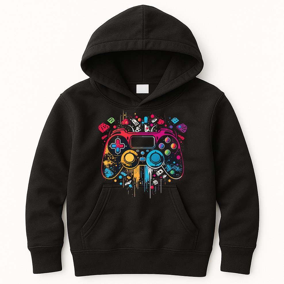 Gamer Aesthetic Graphic Gaming Video Games Teens Kids Hoodie