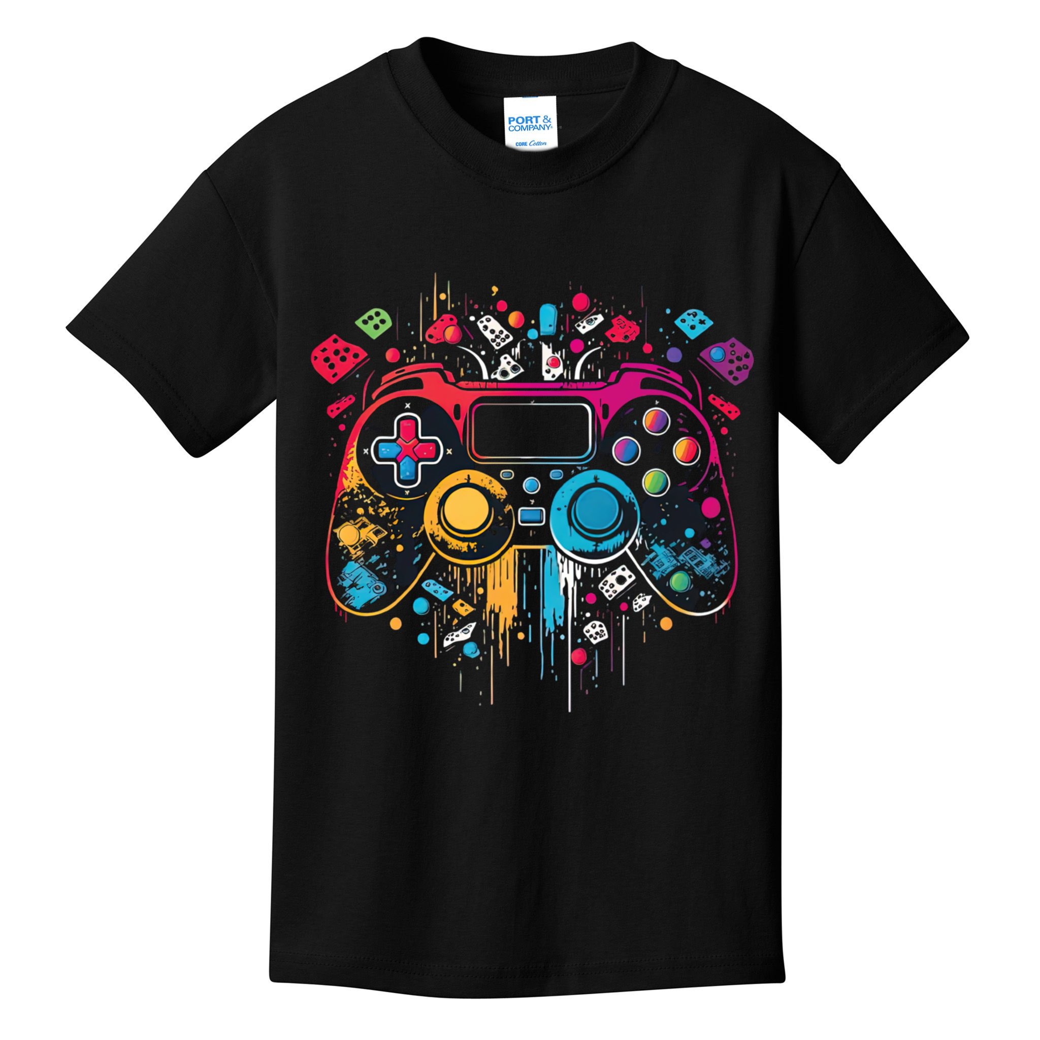 Gamer Aesthetic Graphic Gaming Video Games Teens Kids T-Shirt