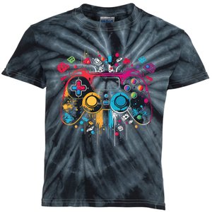 Gamer Aesthetic Graphic Gaming Video Games Teens Kids Tie-Dye T-Shirt