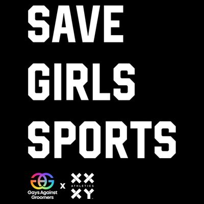 Gays Against Groomers Save Girl Sports Xxxy Athletics T-Shirt