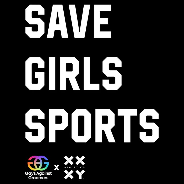 Gays Against Groomers Save Girl Sports Xxxy Athletics Button