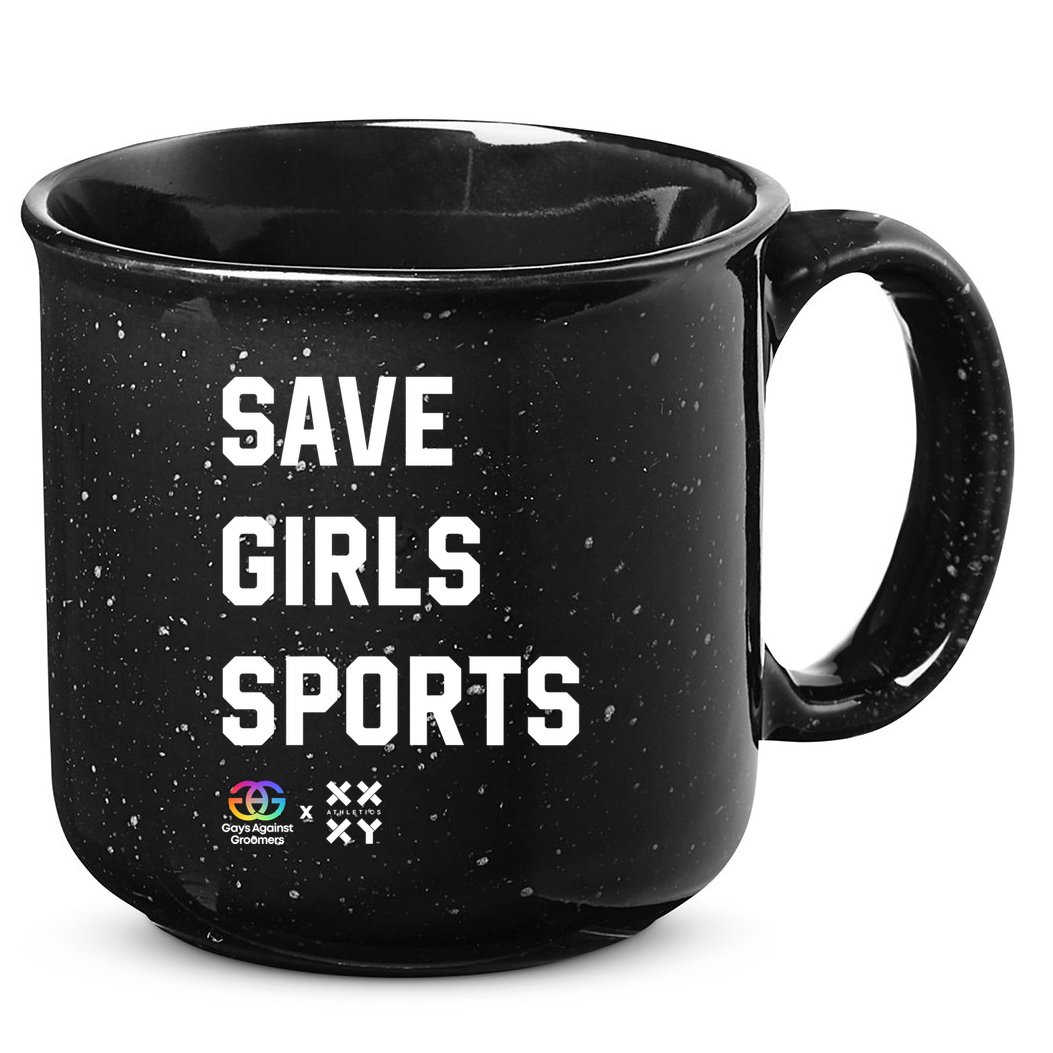 Gays Against Groomers Save Girl Sports Xxxy Athletics 15oz Campfire Ceramic Mug
