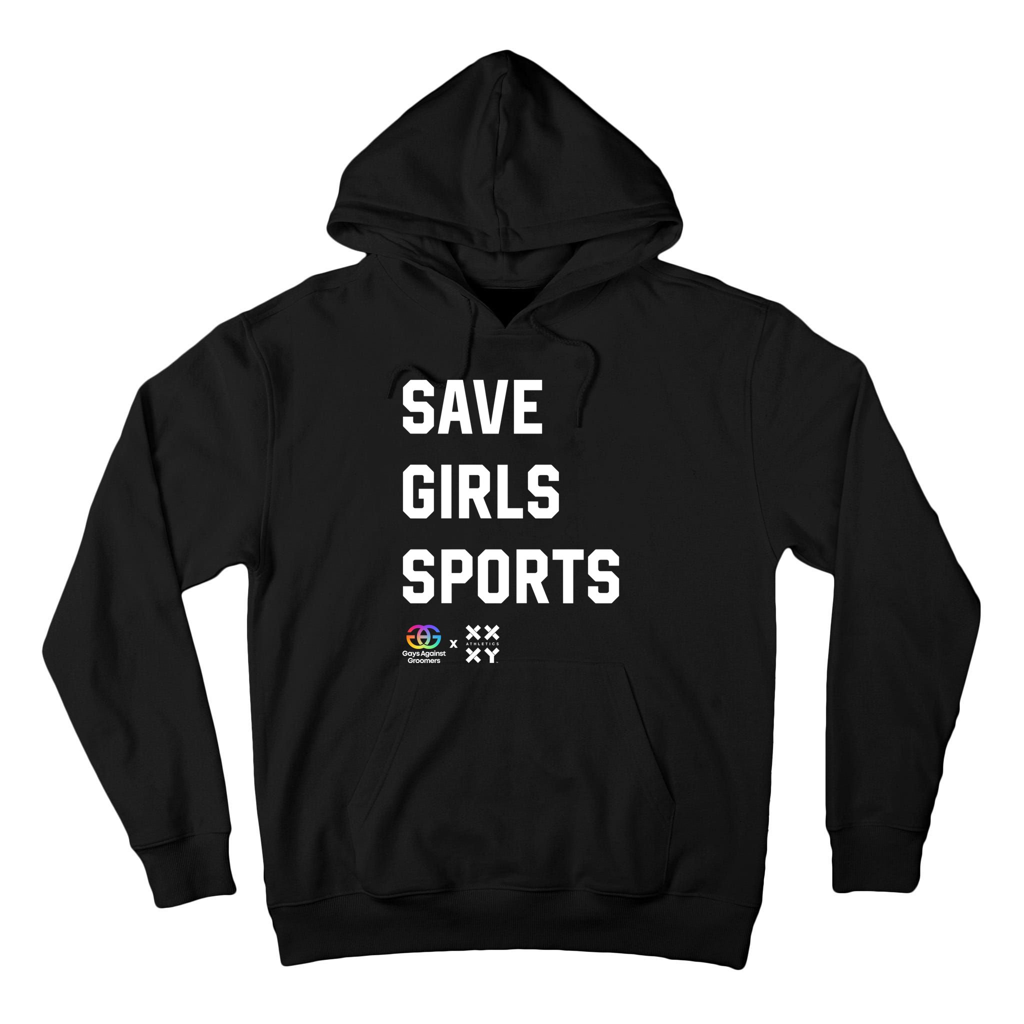 Gays Against Groomers Save Girl Sports Xxxy Athletics Tall Hoodie