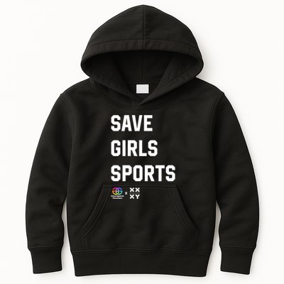 Gays Against Groomers Save Girl Sports Xxxy Athletics Kids Hoodie
