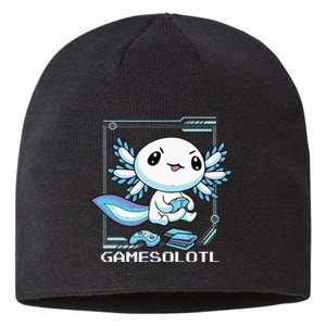 Gamer Axolotl Gamesolotl Fish Gaming Video Gamer Anime Sustainable Beanie