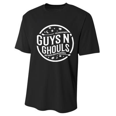 Guys And Ghouls Only Broom Performance Sprint T-Shirt