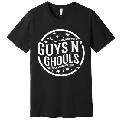 Guys And Ghouls Only Broom Premium T-Shirt