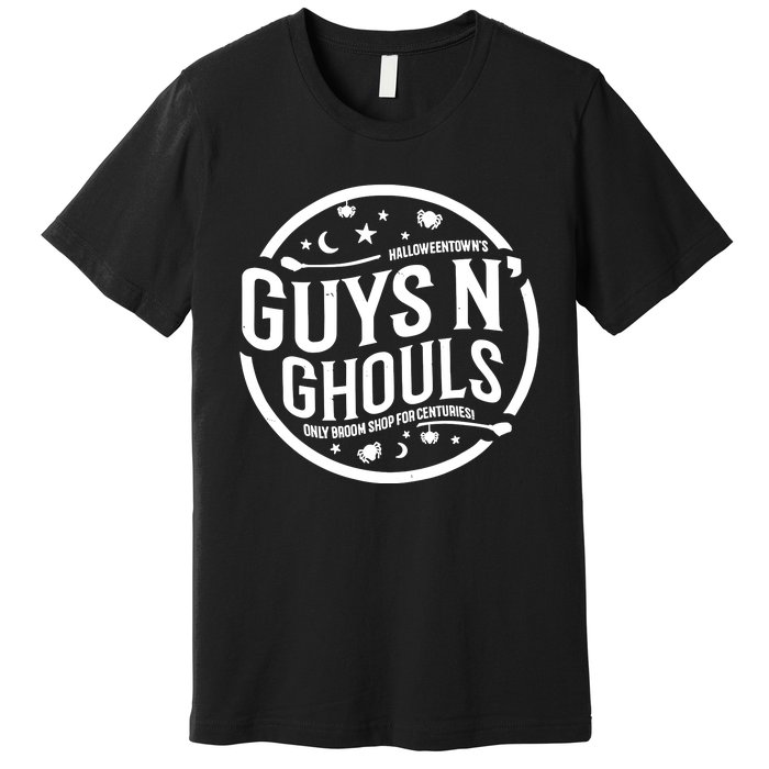 Guys And Ghouls Only Broom Premium T-Shirt