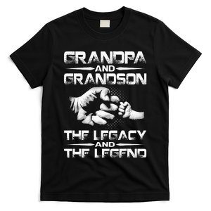 Grandpa And Grandson The Legend And The Legacy T-Shirt