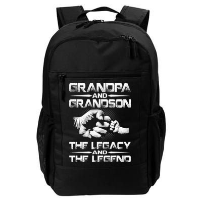 Grandpa And Grandson The Legend And The Legacy Daily Commute Backpack