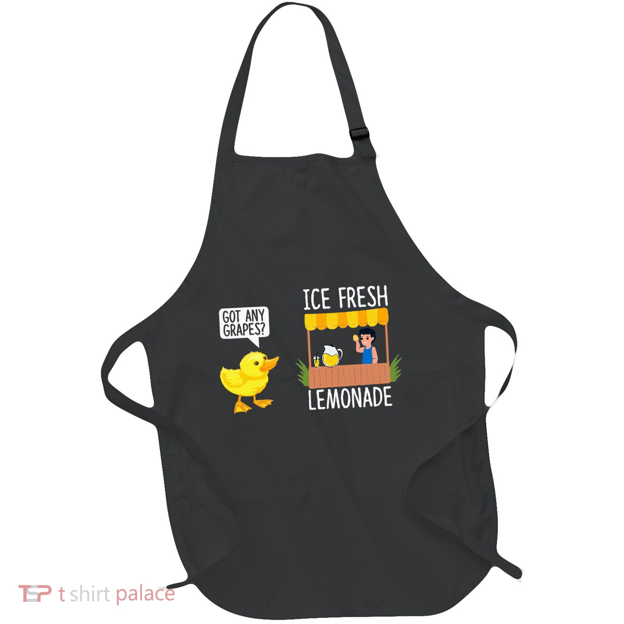 Got Any Grapes Funny Duck Quote Ducks Lovers Duck Full-Length Apron With Pockets