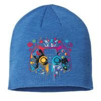 Gamer Aesthetic Graphic Gaming Video Games Ns Cute Gift Sustainable Beanie