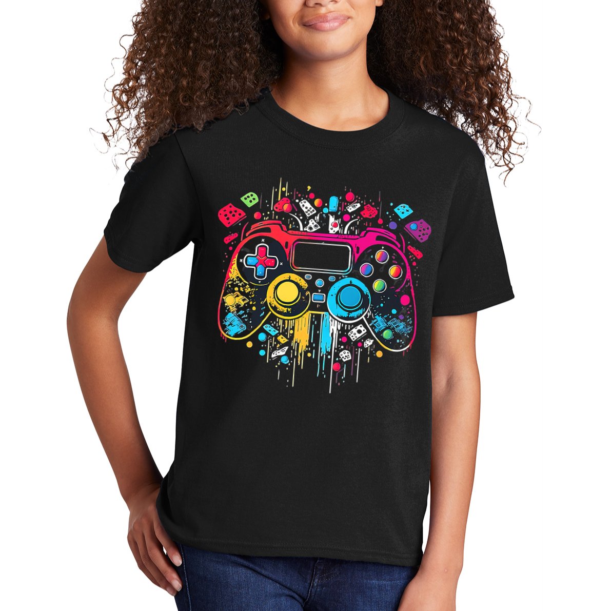 Gamer Aesthetic Graphic Gaming Video Games Boys Teens  Kids T-Shirt