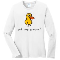 Got Any Grapes? Funny Ladies Long Sleeve Shirt