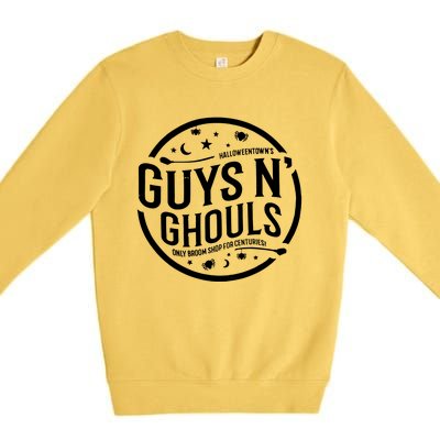 Guys And Ghouls Halloweentown Broom Shop Premium Crewneck Sweatshirt