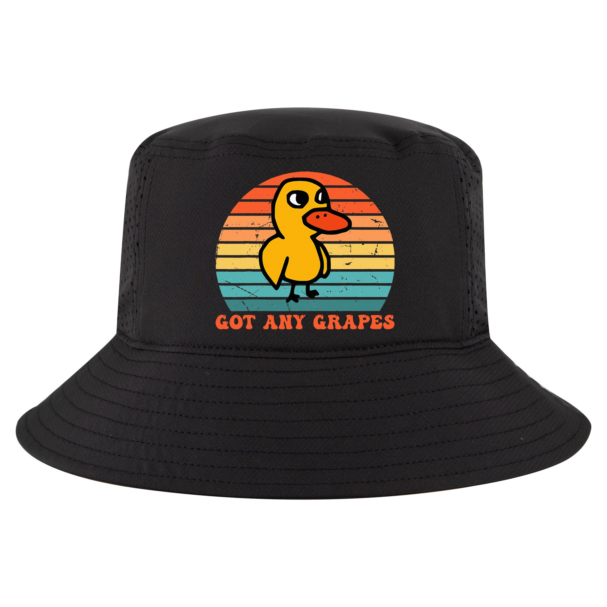 Got Any Grapes Duck Vintage Cool Comfort Performance Bucket Hat