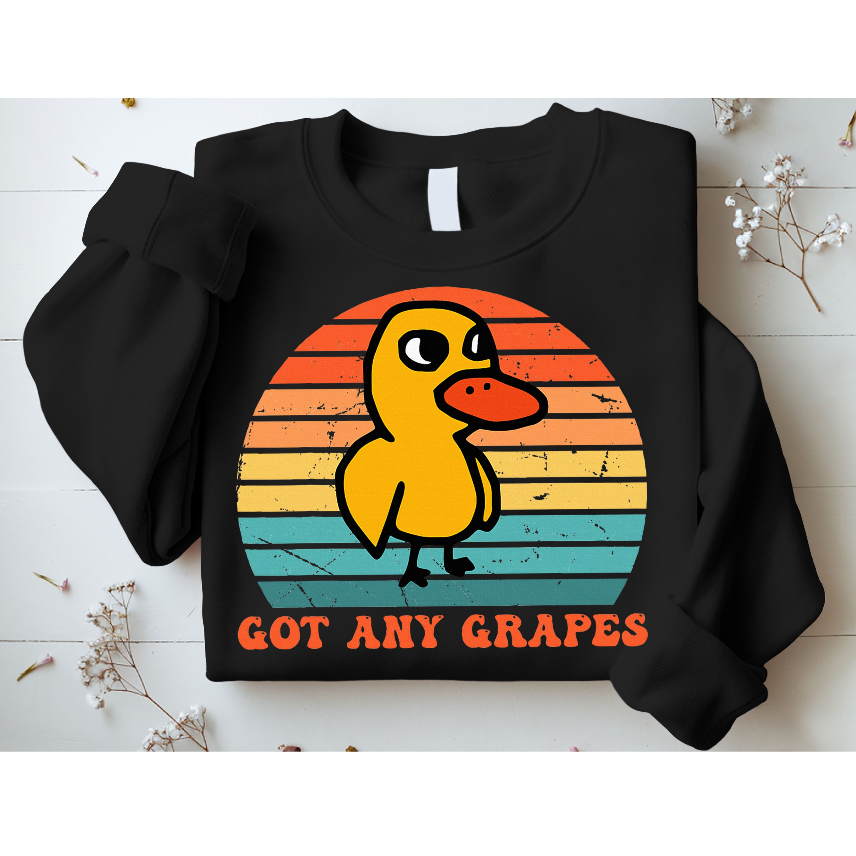 Got Any Grapes Duck Vintage Sweatshirt