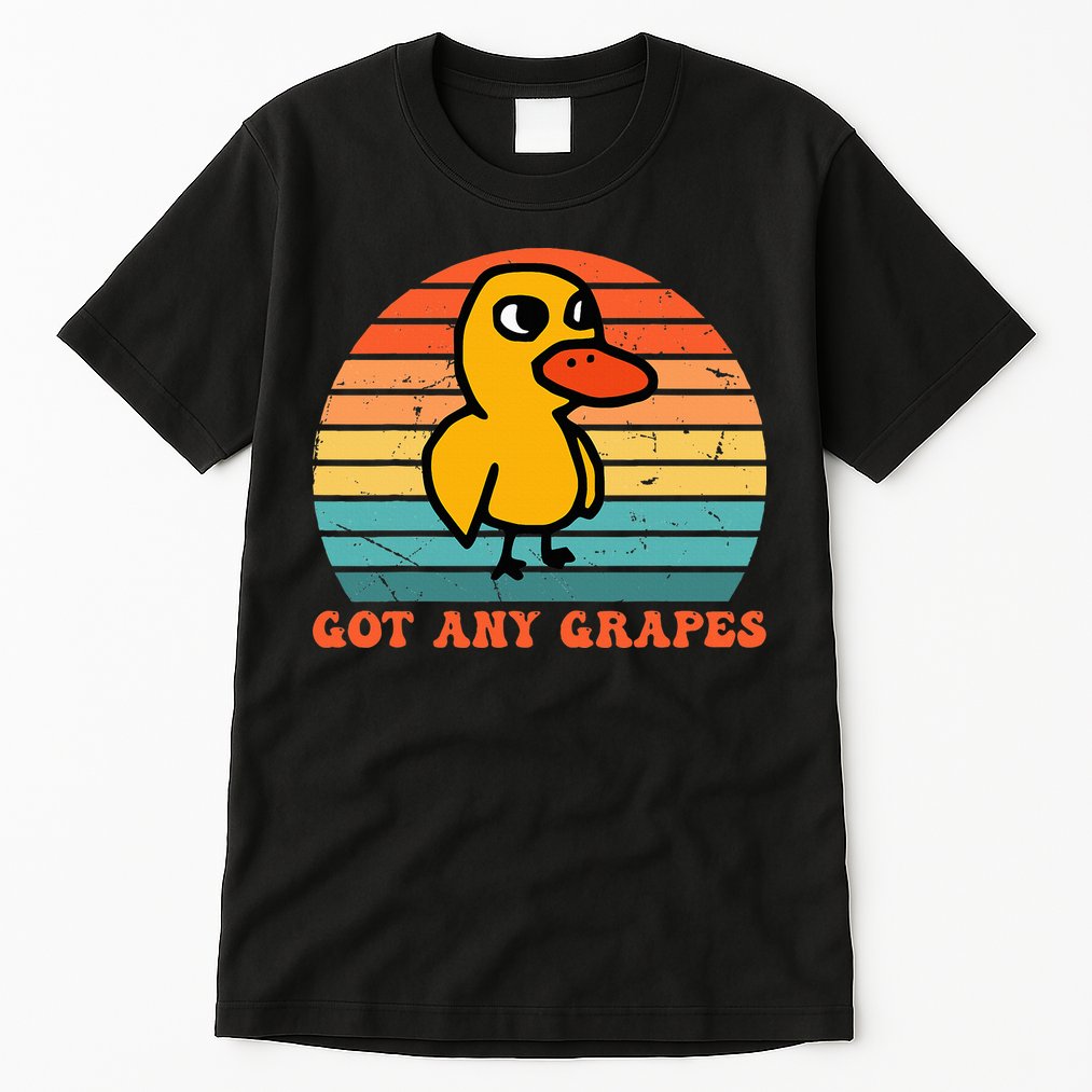 Got Any Grapes Duck Vintage Tall T-Shirt