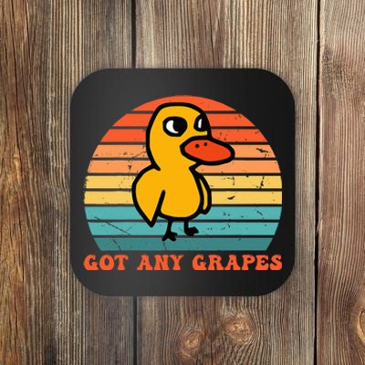 Got Any Grapes Duck Vintage Coaster