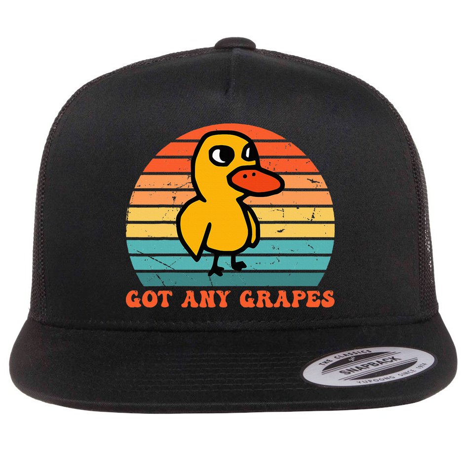 Got Any Grapes Duck Vintage Flat Bill Trucker Hat