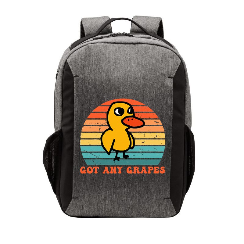 Got Any Grapes Duck Vintage Vector Backpack
