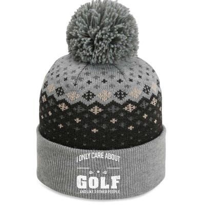 Golf Apparel Golf Club Funny Joke Outdoor Sport The Baniff Cuffed Pom Beanie