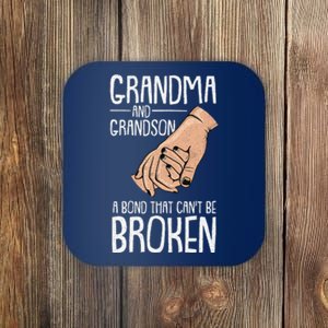 Grandma And Grandson A Bond That Cant Be Broken Autism Gift Coaster