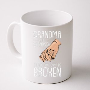 Grandma And Grandson A Bond That Cant Be Broken Autism Gift Coffee Mug